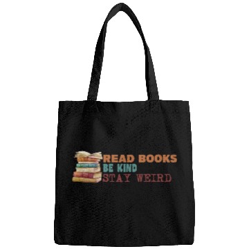 Discover Read Books Be Kind Stay Weird Bags