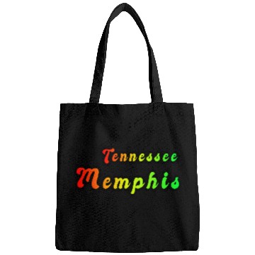Discover Memphis Tennessee rainbow design Bags