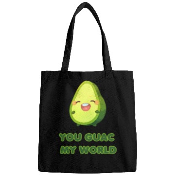 Discover You Guac My World cute avocado Bags