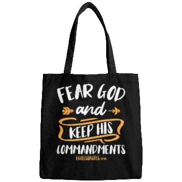 Discover Fear God and Keep His Commandment Bible Verse Bags