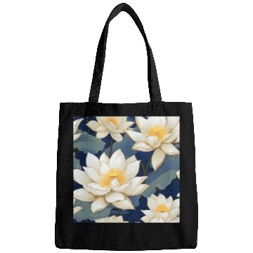 Discover Serenity Blooms: Timeless Lotus Pattern Bags