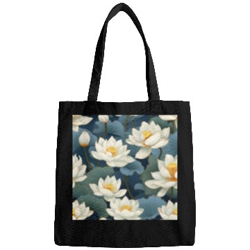 Discover Serenity Blooms: Timeless Lotus Pattern Bags