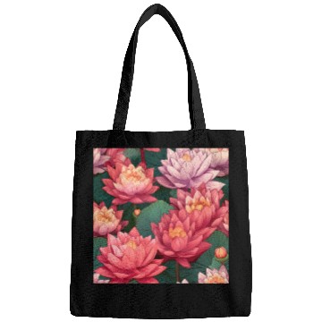 Discover Serenity Blooms: Timeless Lotus Pattern Bags