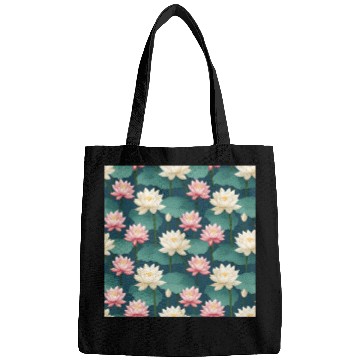 Discover Serenity Blooms: Timeless Lotus Pattern Bags