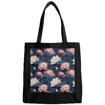 Discover Serenity Blooms: Timeless Lotus Pattern Bags