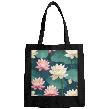 Discover Serenity Blooms: Timeless Lotus Pattern Bags