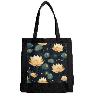 Discover Serenity Blooms: Timeless Lotus Pattern Bags