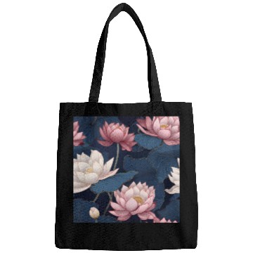 Discover Serenity Blooms: Timeless Lotus Pattern Bags