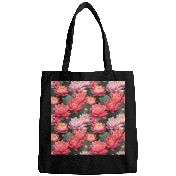 Discover Serenity Blooms: Timeless Lotus Pattern Bags