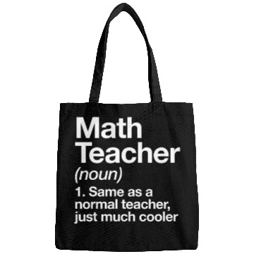 Discover Math Teacher Definition Funny Back To School First Bags