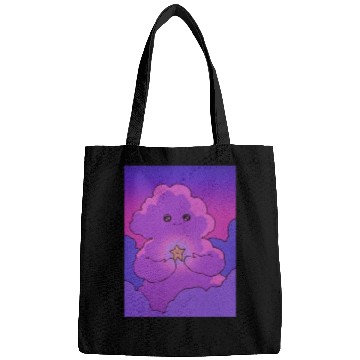 Discover Cute Purple Cloud With Little Star Bags