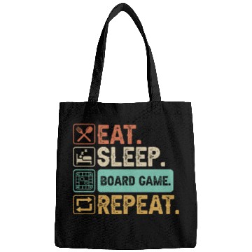 Discover Eat Sleep Board Game Repeat Bags