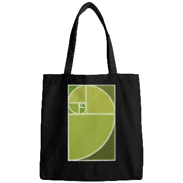 Discover Olive Green Fibonacci Spiral Bags