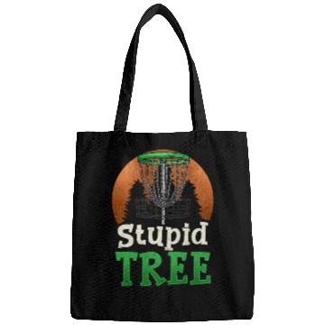 Discover Stupid Tree Disc Golf T Funny Frisbee Golf Bags