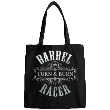 Discover Barrel Racer Turn Burn Lean Into It Rodeo Racing Bags