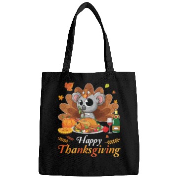 Discover Koala Turkey Costume Wine Pie Pumpkin Happy Bags