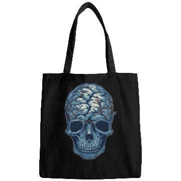 Discover Psychology Psychologist Skull Bags