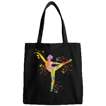Discover Ballet Dancer Colorsplash Man Ballerino Bags