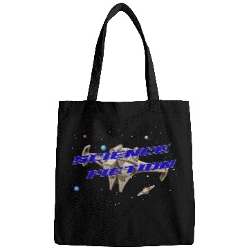 Discover Science Fiction Spaceship Planet Bags