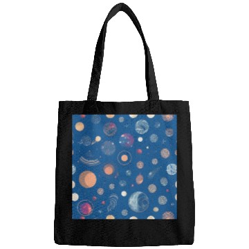Discover Galaxy nebula art Bags