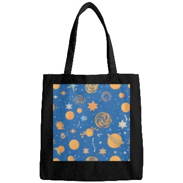 Discover Galaxy nebula art Bags