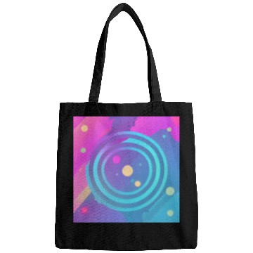 Discover Galaxy nebula art Bags