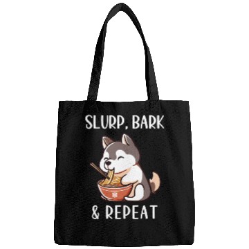 Discover Husky Slurp Bark Repeat Dog Bags