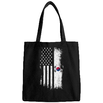 Discover South Korean American Flag - Pride Korean Usa Bags