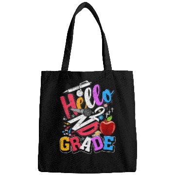 Discover Hello second grade 2nd back school teacher Kids Bags