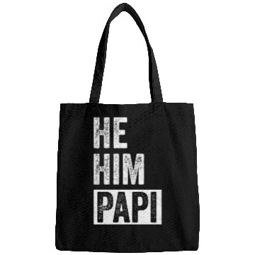 Discover Papi Lover Valentine Quote Funny He Him Papi Bags