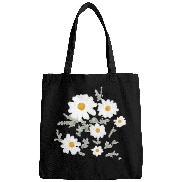 Discover White Daisy Flower Bags