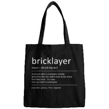 Discover Bricklayer Definition Humor Mason Bags