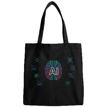 Discover AI - AI Brain & AI Artificial Intelligence Bags