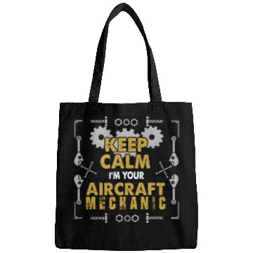Discover KEEP CLAM AIRCRAFT MECHANIC Bags