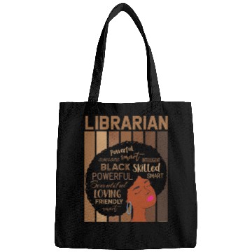 Discover Librarian Melanin African Reading Lover Bags