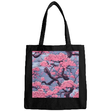 Discover Anime Euphoria: Fantasy Cherry Blossom Dreamscape Bags