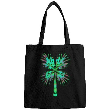 Discover Psychedelic Shamrock Four Leaf Clover Bags