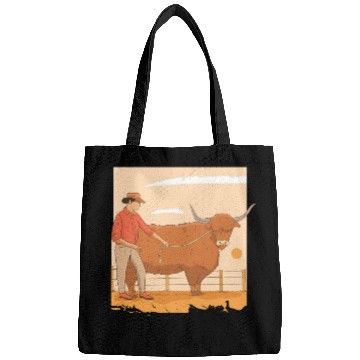 Discover Farmer With Highland Cow Bags