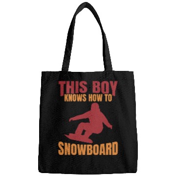 Discover This Boy Knows How To Snowboard Bags