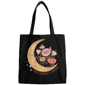 Discover SELF CARE Bags, Moon Face, Wild Flower Bags
