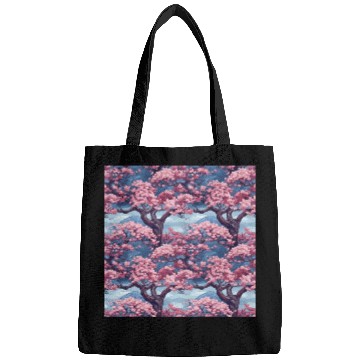 Discover Anime Euphoria: Fantasy Cherry Blossom Dreamscape Bags