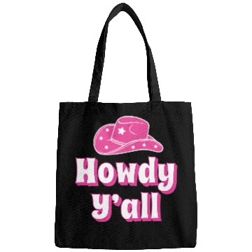 Discover Howdy Y all Pink Cowboy Hat Bags