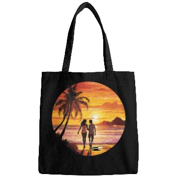 Discover Beach romantic couple Bags