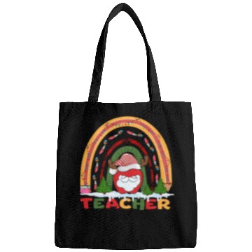 Discover Christmas Teacher Santa Claus Bags