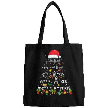 Discover Geometry Math Science Teacher Xmas Tree Funny Bags