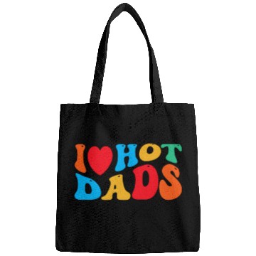 Discover I Love Hot Dads Bags