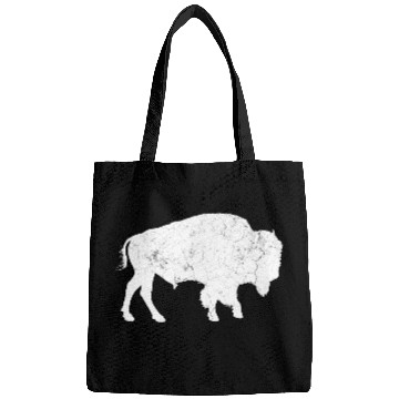 Discover Distressed Buffalo Bison Animal Bags
