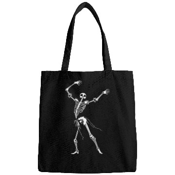 Discover Dancing Skeleton White Bags