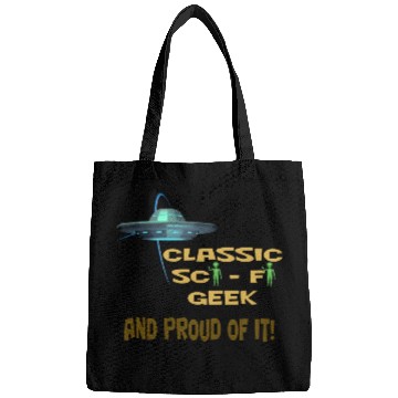 Discover Classic Sci-Fi Geek! Bags