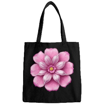 Discover Pink cherry blossom flower Bags